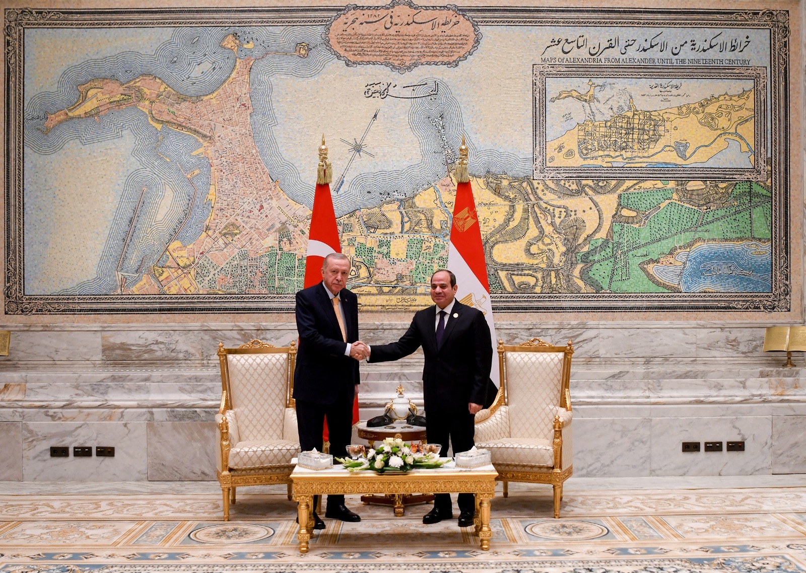 Erdogan meets El-Sisi in Cairo